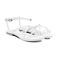 Tessa - Women's White Strapped Sandal