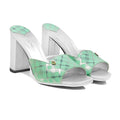Novella - Women's Argyle Green Heel