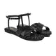 Selora - Women's Black Strapped Sandal