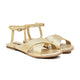 Leli - Women's Golden Strapped Sandal