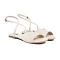 Eve - Women's Light Beige Strapped Sandal