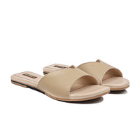 Cleo - Women's Light Beige Slipper