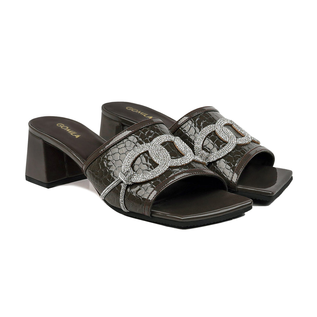 Zyora - Women's Dark Grey 50mm Heel