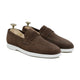 Harlow - Men's Dark Brown Suede Loafer
