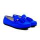 Aira - Ladies Blue Suede Loafer