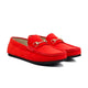 Lyla - Ladies Oxblood Suede Loafer