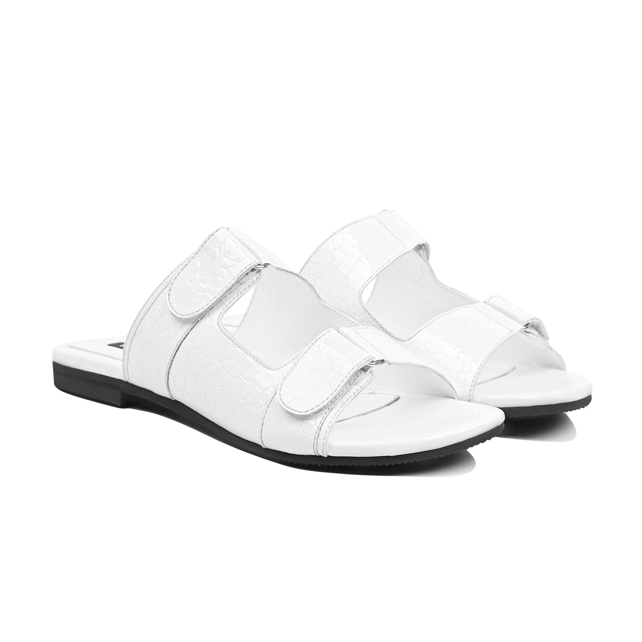 Melora - Women's White and Silver Slipper