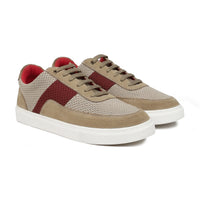 Kinetix - Men's Camel and Oxblood Sneaker