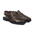 Kyou - Men's Dark Brown Calf Leather Sandal