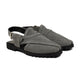 Nao - Men's Charcoal Gray Suede Leather Sandal