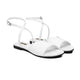 Isla - Women's White Strapped Sandal