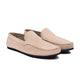 Vyla - Ladies Light Beige Split Suede Loafer