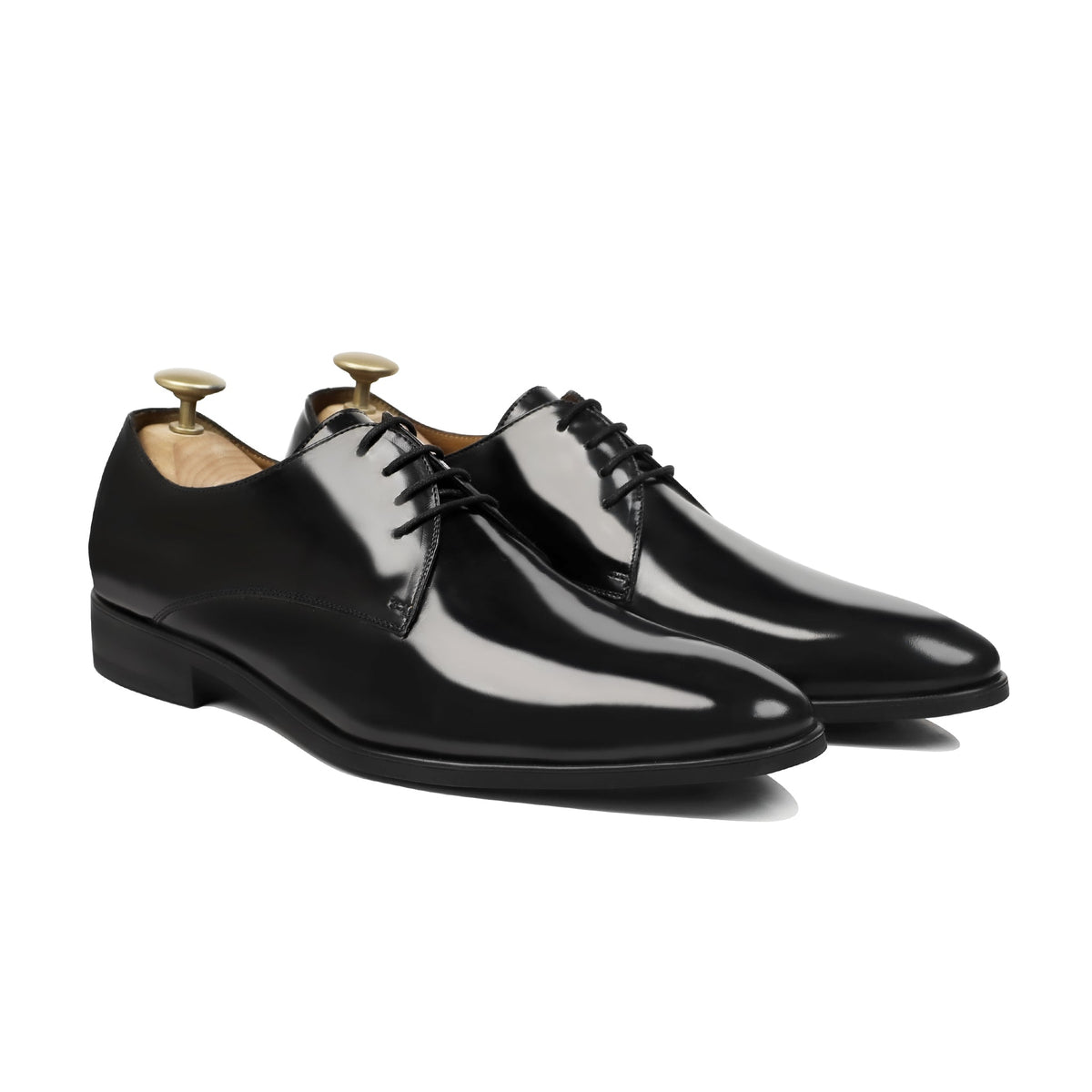 Blooms - Men's Black Patent Box Derby Shoe