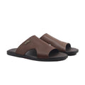 Crosby - Men's Dark Brown Calf Leather Slipper