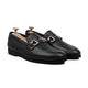 Leory - Men's Black Pebble Grain Leather Loafer