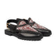 Maxton - Men's Black Hand Painted Sandal