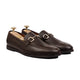Abada - Men's Dark Brown Pebble Grain Leather Loafer
