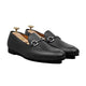 Byron - Men's Black Pebble Grain Leather Loafer