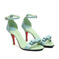 Stilettoz - Women's Pastel Green Heels