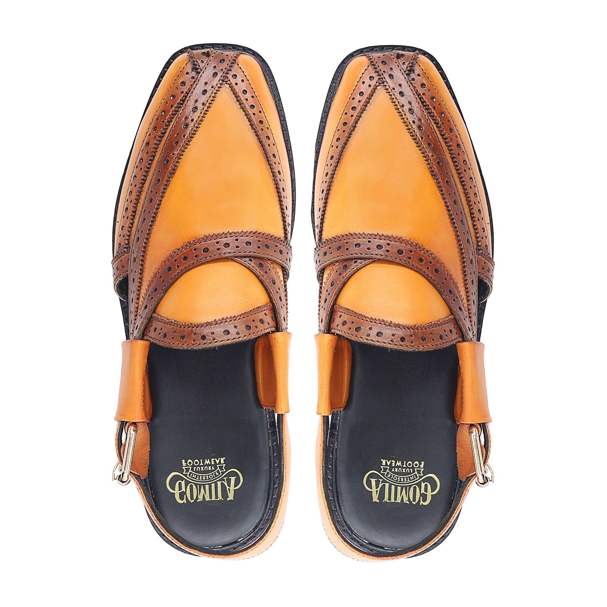 Hagen - Men's Tan Calf Leather Sandal