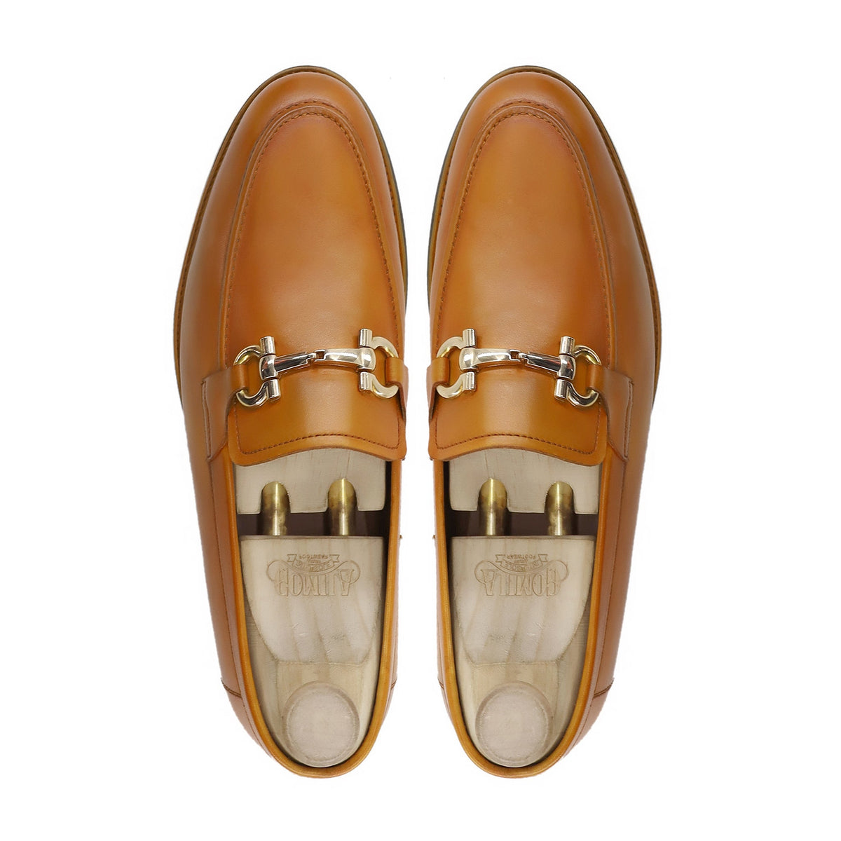 Angela - Men's Tan Calf Leather Loafer