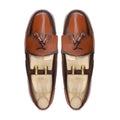 Manzo - Men's Tan Patent Leather Loafer