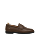 Virello - Men's Brown Pebble Grain  Leather Loafer