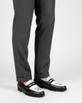 Osven - Men's Black Hand Painted Loafer