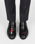 Zelvik - Men's Black Hand Painted Loafer