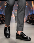 Mavix - Men's Black Patent Leather Loafer
