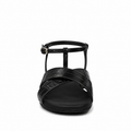 Rina - Women's Black Strapped Sandal
