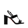 Coco - Women's Black Strapped Heels