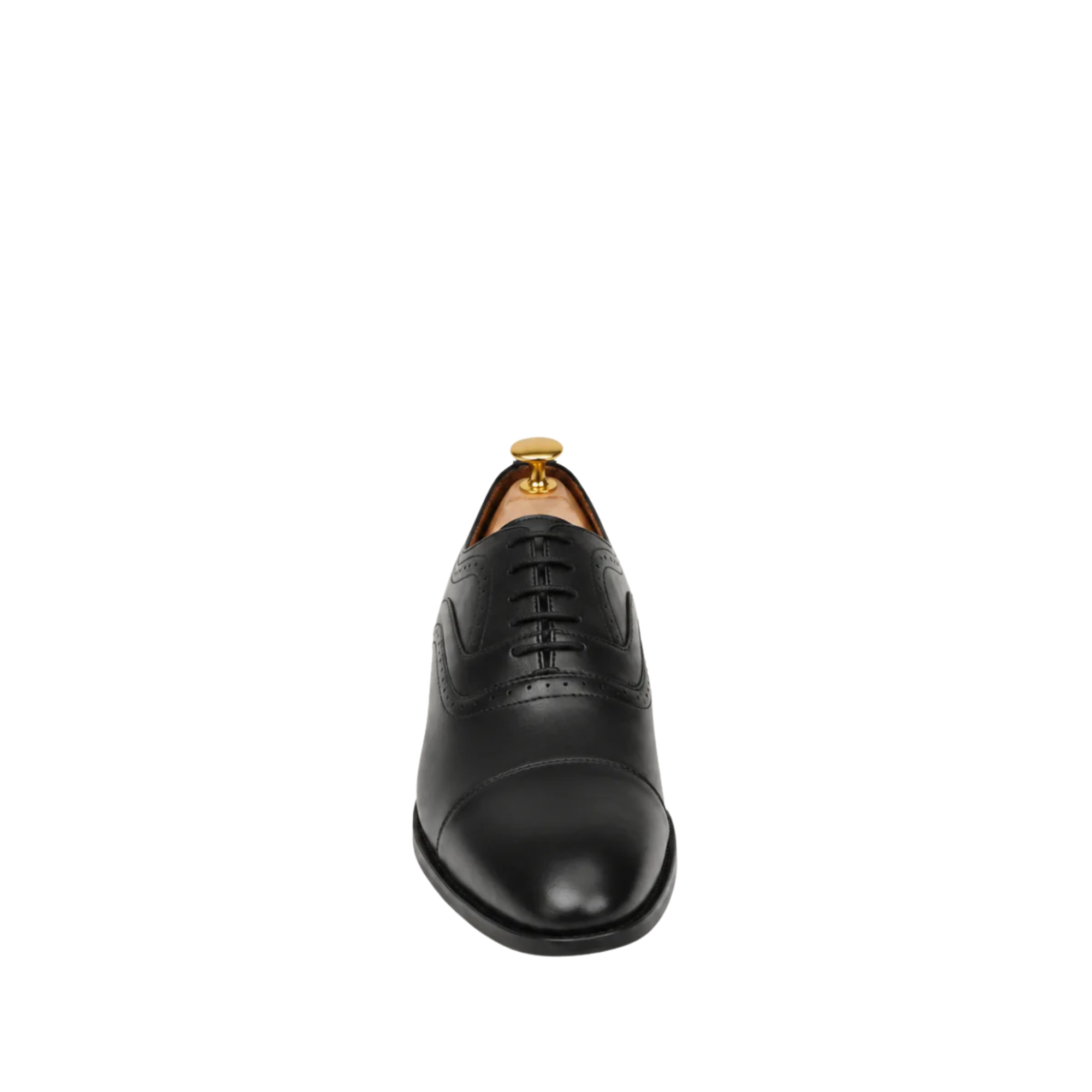 Moreton - Men's Black Calf Leather Oxford Shoe