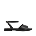 Euna - Women's Black Strapped Sandal