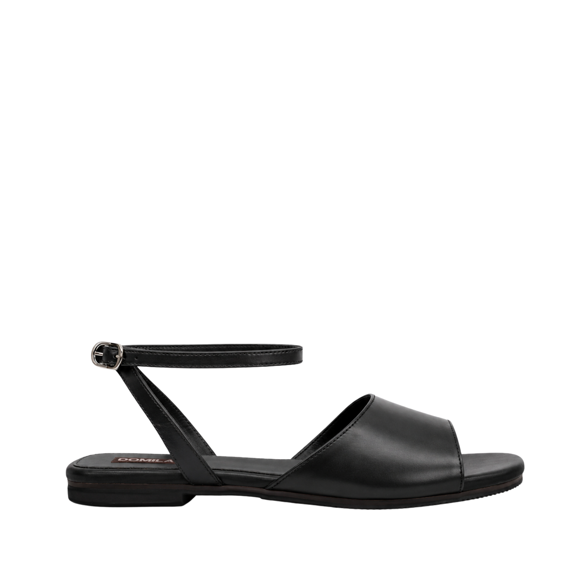 Euna - Women's Black Strapped Sandal