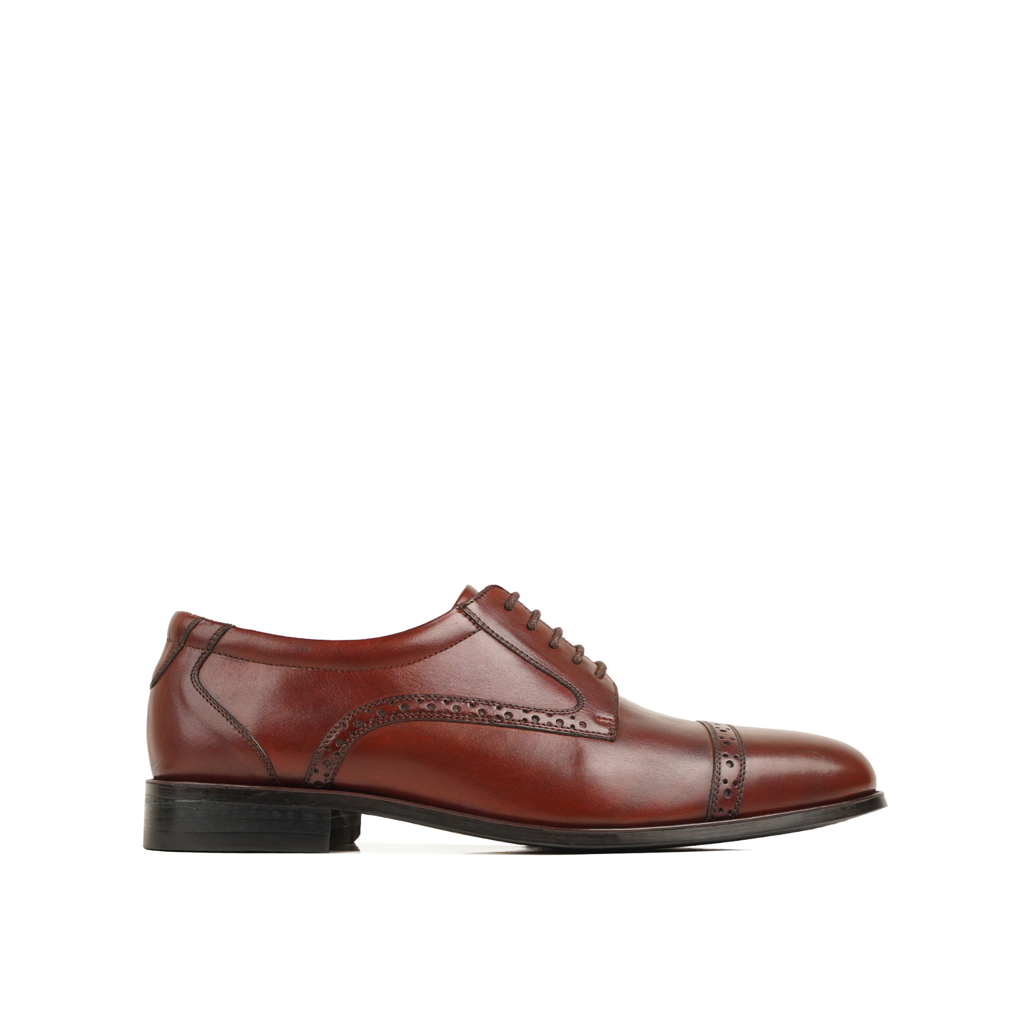 Gusto - Men's Oxblood Calf Leather Derby Shoe