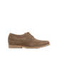 Jackozi - Men's Light Brown Kid Suede Derby Shoe