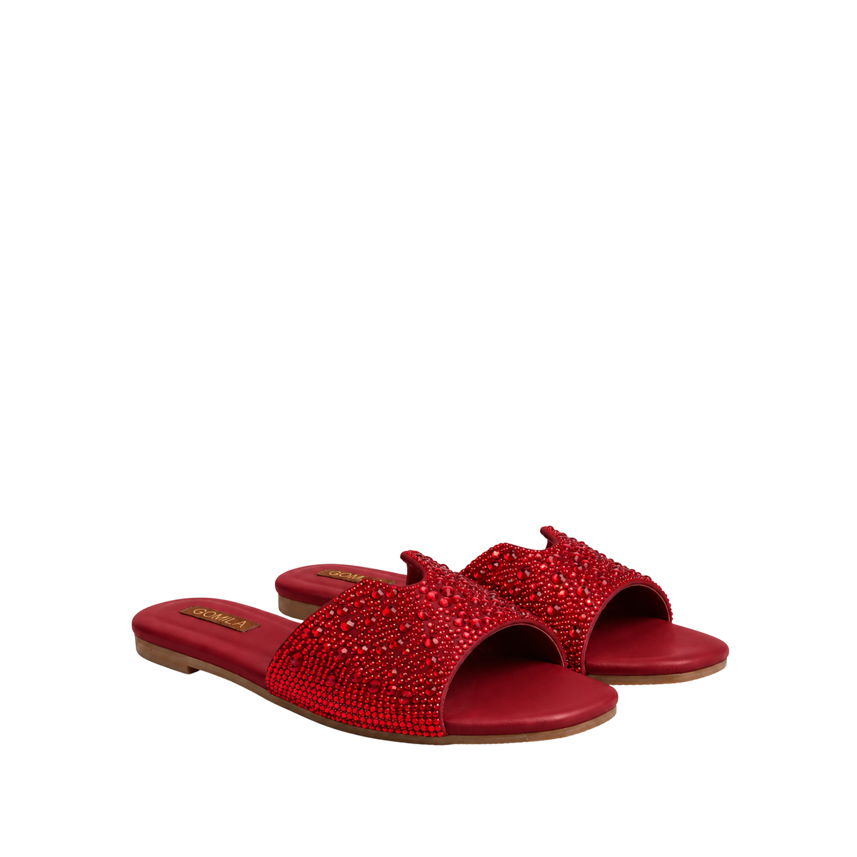 Serena - Women's Red Slipper
