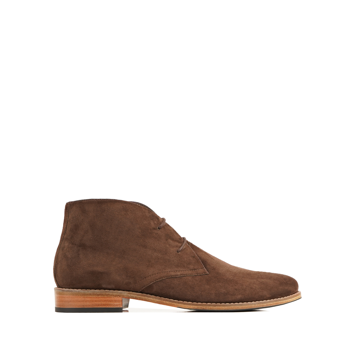 Hiram - Men's Brown Kid Suede Chukka Boot