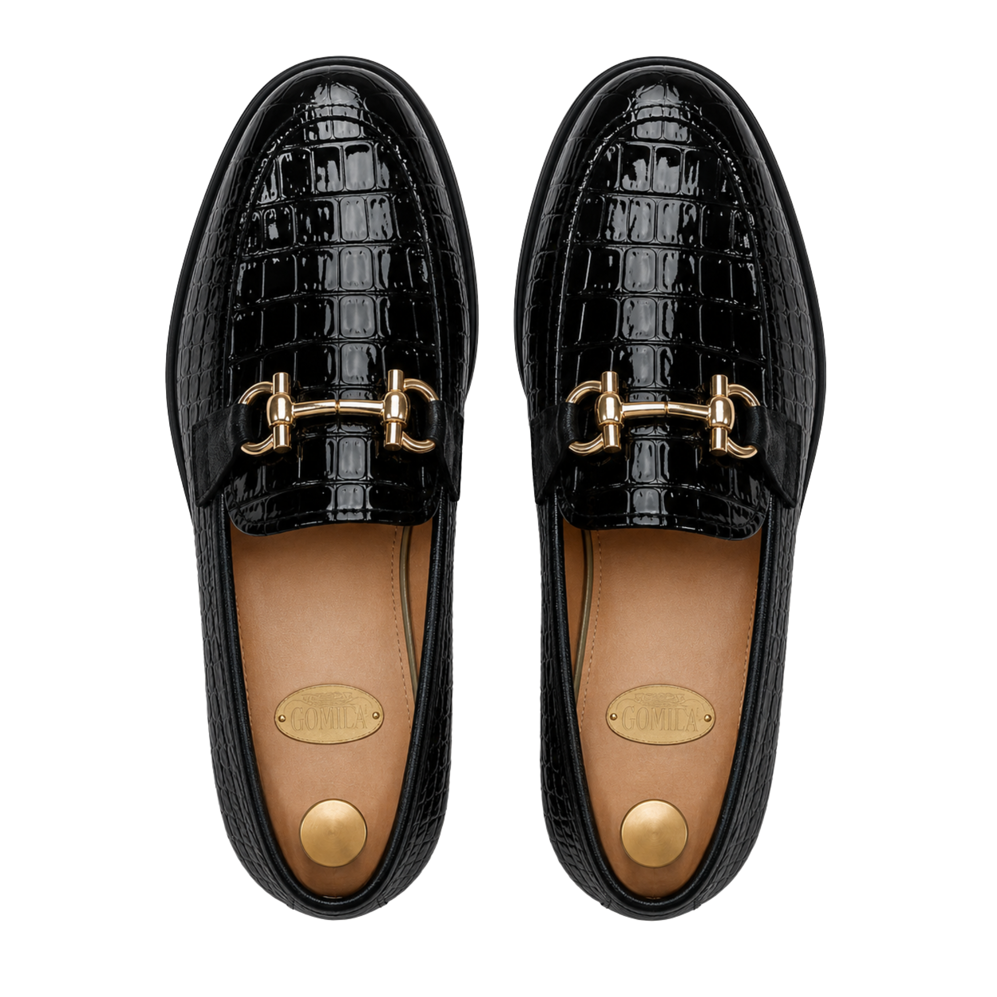 Enrique - Men's Black Patent Leather Loafer