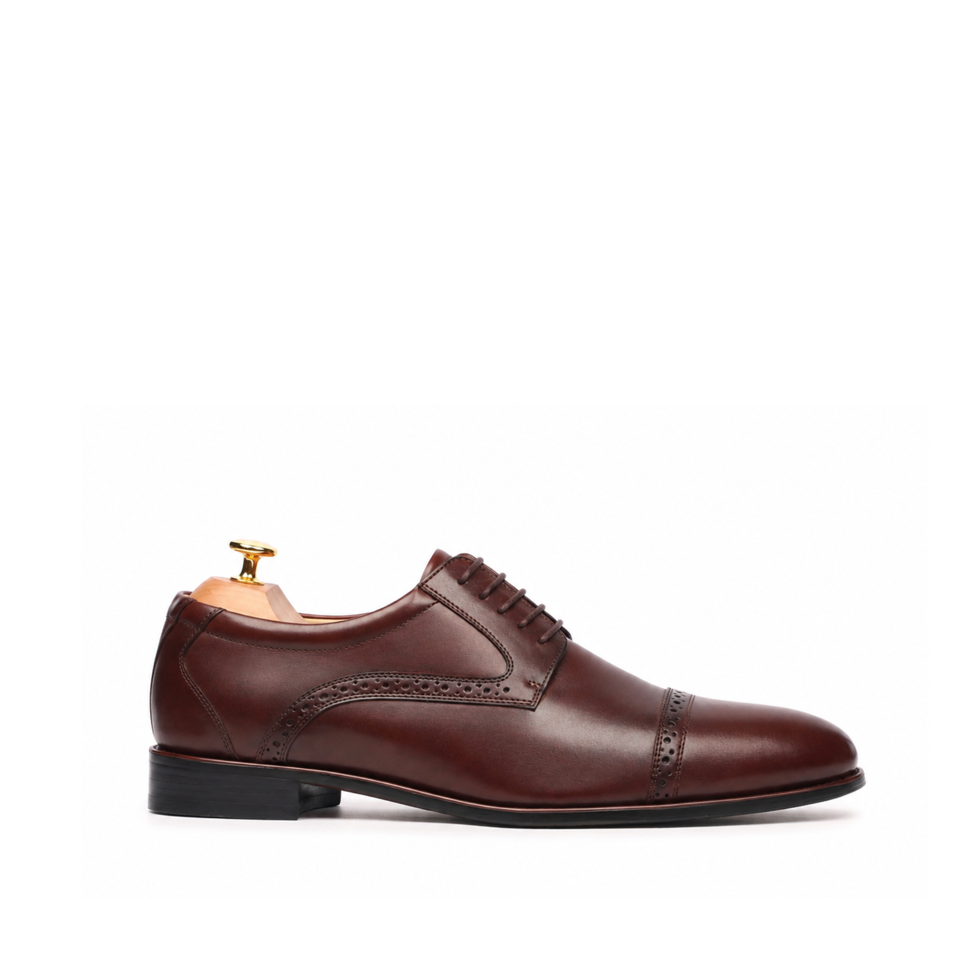 Crispin - Men's Oxblood Calf Leather Derby