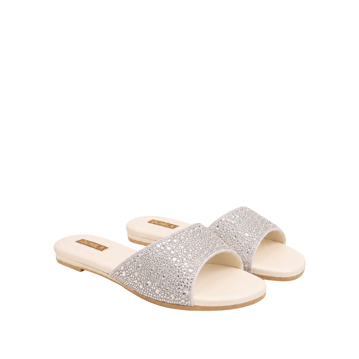 Amber - Women's White Slipper