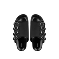 Nero - Men's Black Calf Leather Slipper
