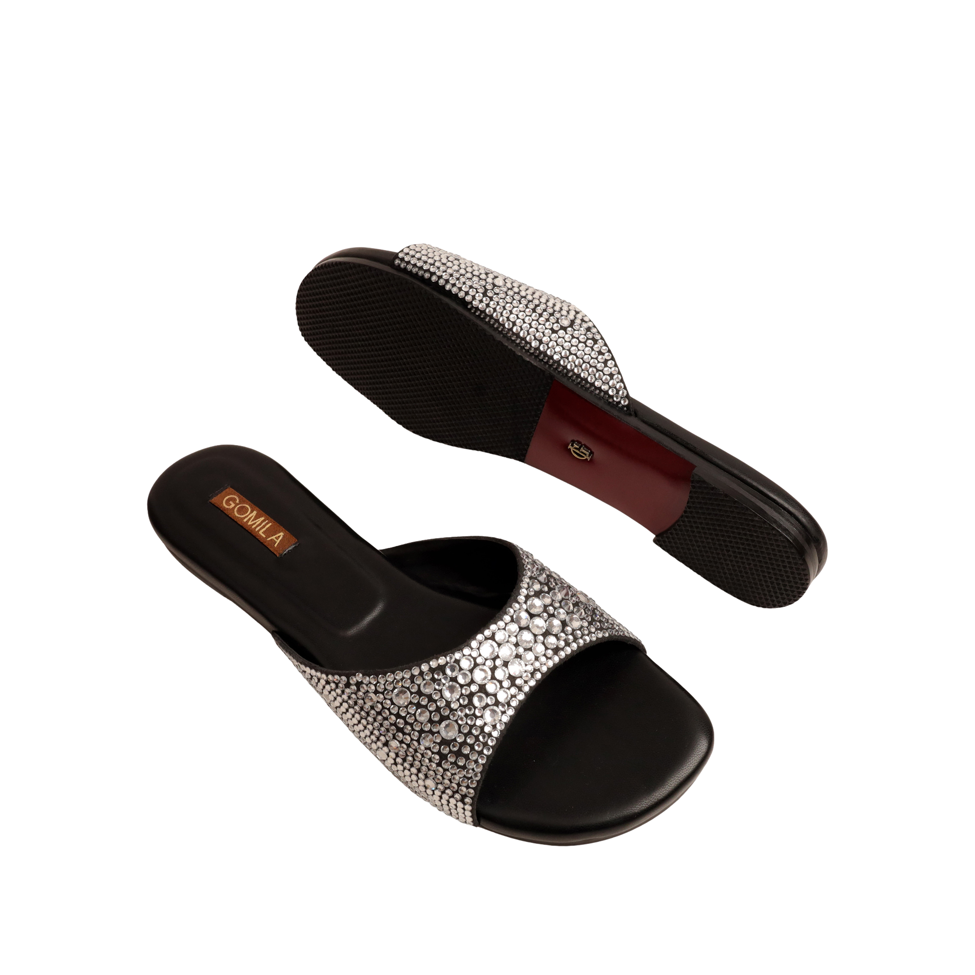 Amber - Women's Black Slipper