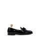 Brayan - Men's Black Patent Leather and Harris Tweed Loafer