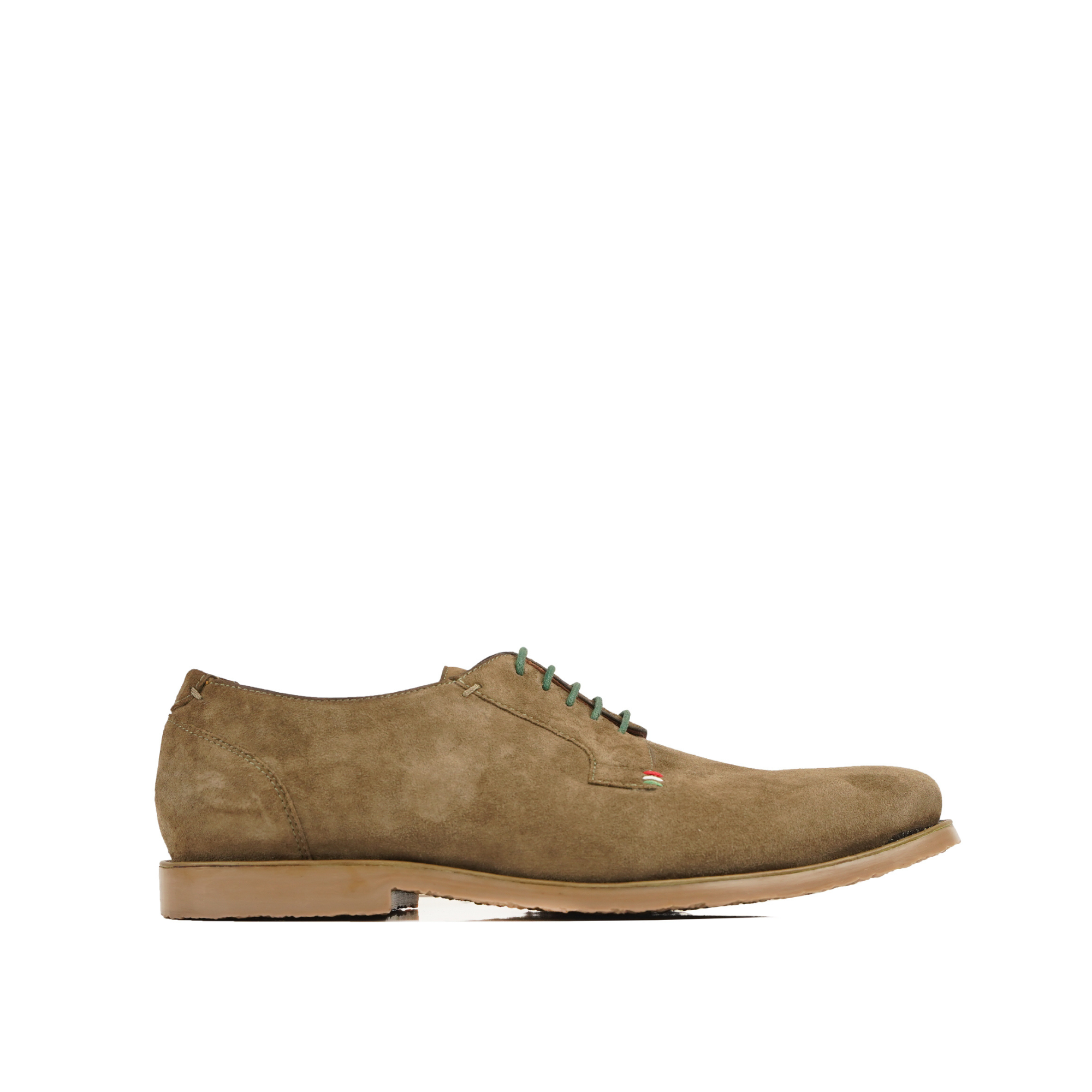 Yoshi - Men's Camel Kid Suede Derby Shoe