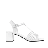 Gracewalk - Women's White Strapped 50mm Heel