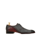 Awan - Men's Burnished Charcoal Grey Black Kid Suede Derby Shoe