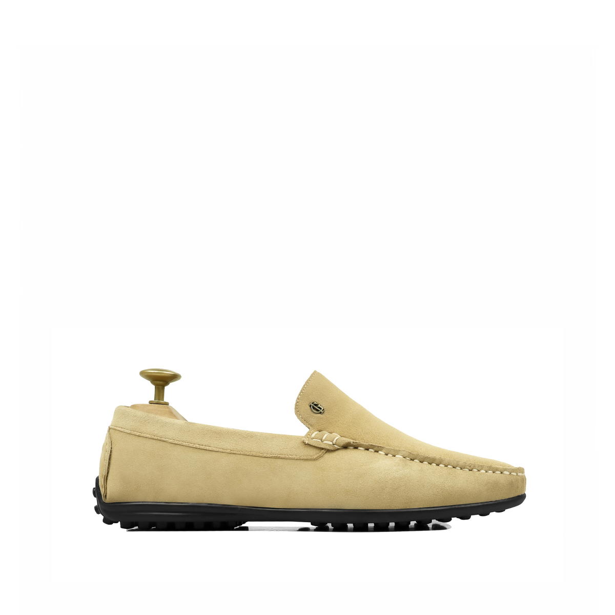 Etta - Men's Camel Split Suede Driver Shoe