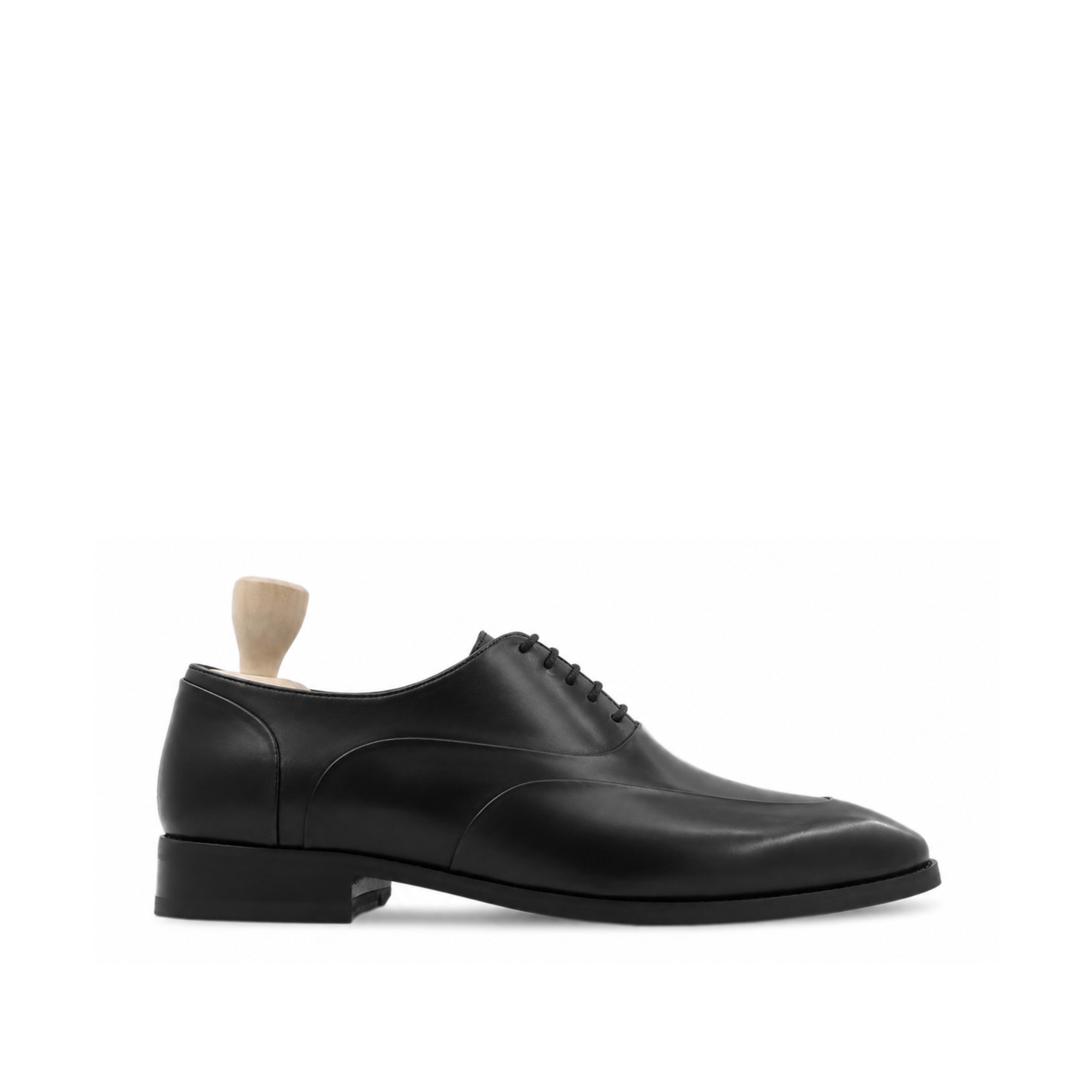Kabe - Men's Black Calf Leather Oxford Shoe